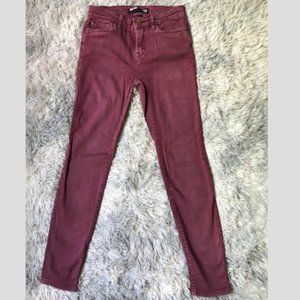 BDG Maroon Cigarette High Rise Jean